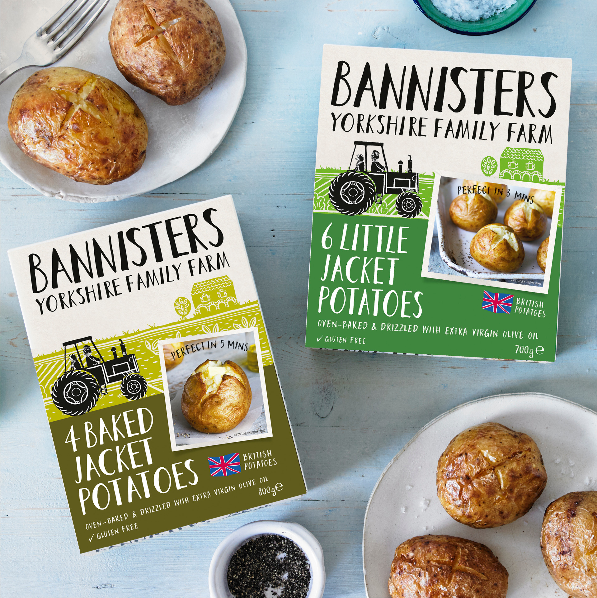 Bannister's Farm Jacket Potatoes