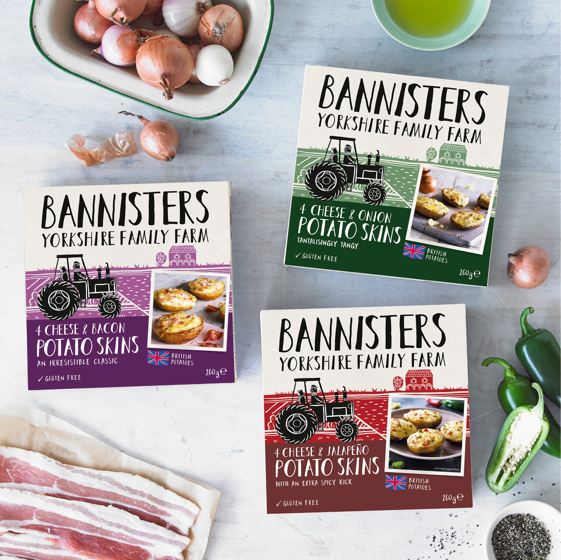 Bannister's Farm Potato Skins