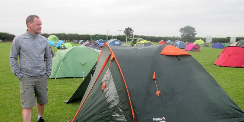 The halfway campsite at Hutton Cranswick SRA
