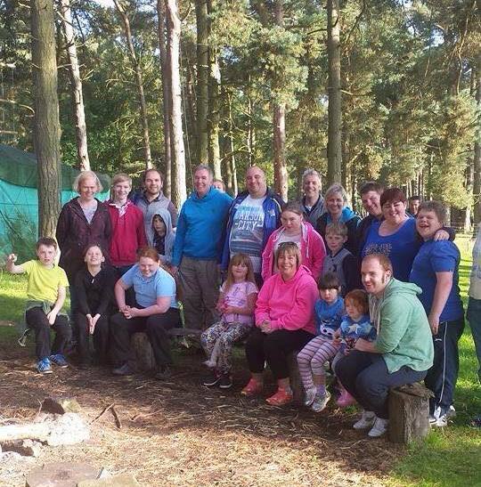 A group from Ryedale Special Families in Dalby Forest